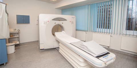Az Országos Gerincgyógyászati Központ CT készüléke. 